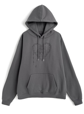 ロゴプリントスウェットパーカー