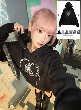 ロゴプリントスウェットパーカー