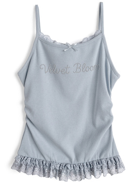 パールレースフリルキャミソール