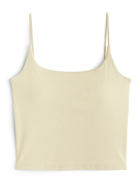 カップ付きショート丈キャミソール