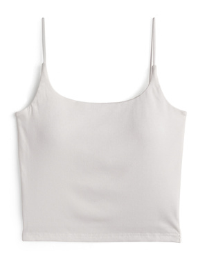 カップ付きショート丈キャミソール