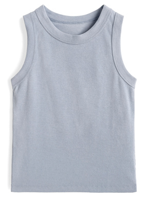 リブタンクトップ