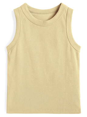 リブタンクトップ