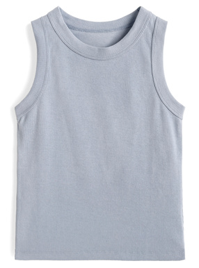 リブタンクトップ