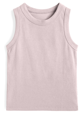 リブタンクトップ