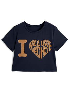 ラメハートロゴTシャツ