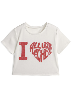 ラメハートロゴTシャツ