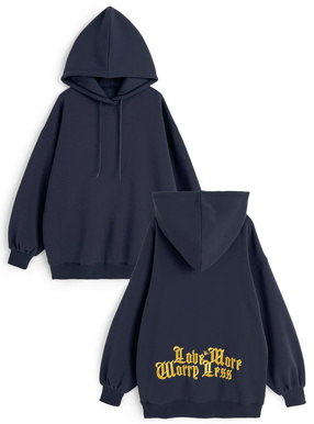 バックロゴ刺繍スウェットトップス