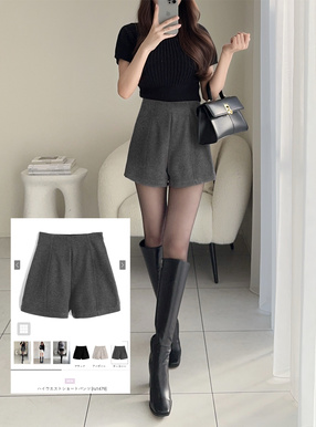 ハイウエストショートパンツ