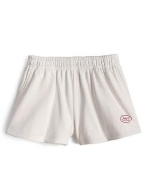 ロゴプリントスウェットショートパンツ