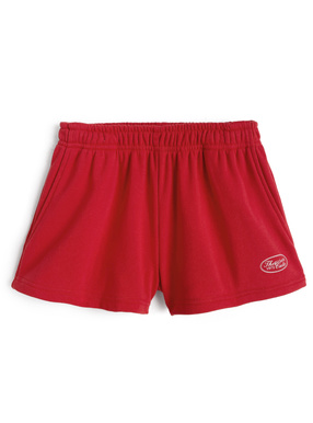 ロゴプリントスウェットショートパンツ