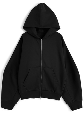 ダブルジップスウェットパーカー