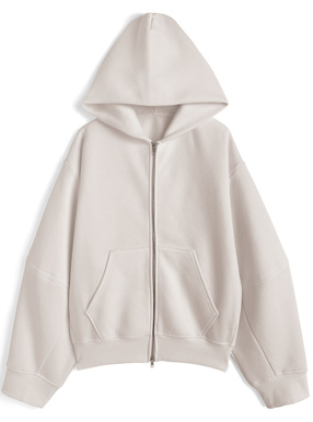 ダブルジップスウェットパーカー