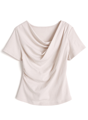 ドレープカシュクールトップス