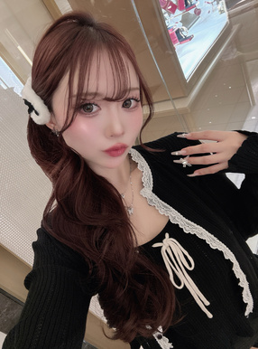 透かし編みレースカーディガン×リボンキャミソールニットアンサンブル