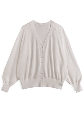 シアーニットカーディガン