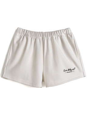 ロゴプリントショートパンツ