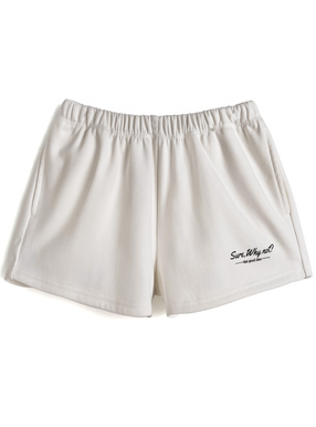 ロゴプリントショートパンツ