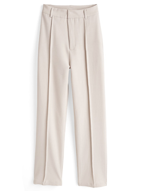 センターピンタックワイドパンツ