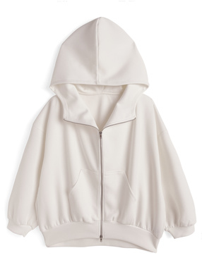 オーバーサイズダブルジップパーカー