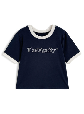 配色ロゴプリントTシャツ