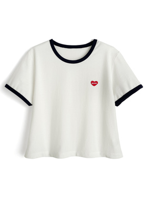 ハートロゴリンガーTシャツ