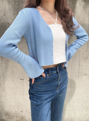 パッド付きダブルストラップクロップド丈キャミソール