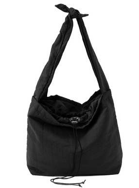 リボンストラップドロストショルダーバッグ