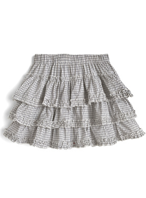 インパン裏地付フリルミニスカート