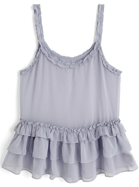 フリルティアードキャミソールチュニック