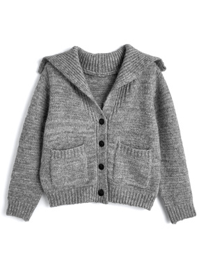 セーラーカラーニットカーディガン