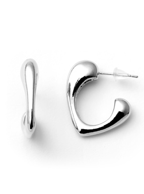 ニュアンスフープピアス