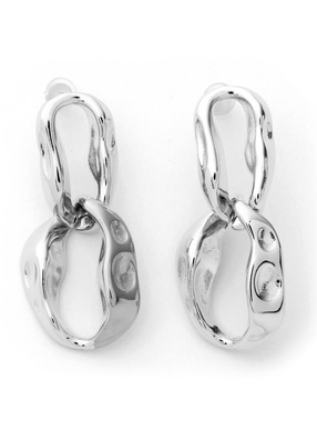 ダブルフープピアス