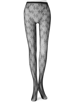 リボンレースタイツ