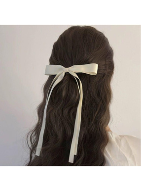 ナローリボンヘアクリップ