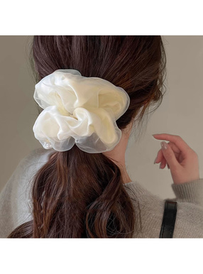 オーガンジーパールシュシュ