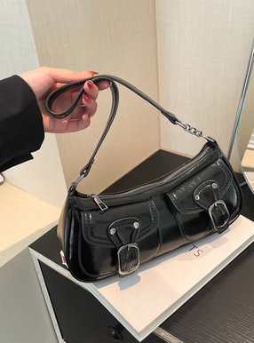 ダブルポケットワンハンドルバッグ