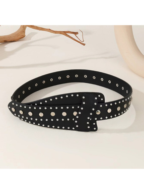 スタッズウエストマークベルト