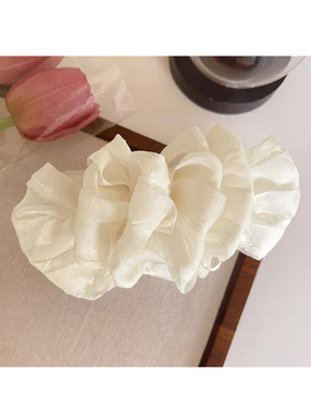 シフォンヘアクリップ