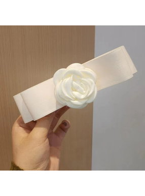 ローズリボンヘアクリップ