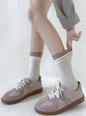 配色リブソックス