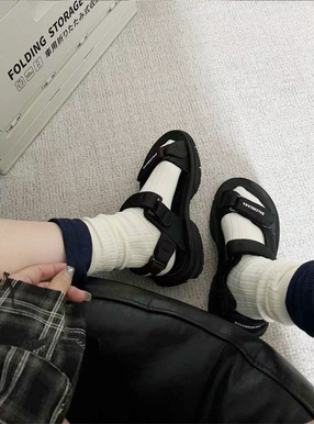 配色リブソックス