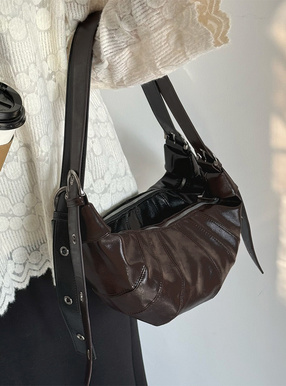 パッチワークレザーショルダーバッグ