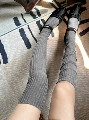 ニーハイリブソックス