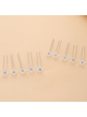 フラワーヘアピン10点セット