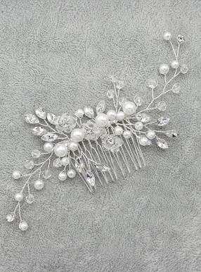 ビジューパールヘアコーム