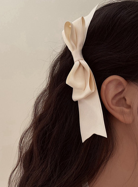 ダブルリボンバレッタ