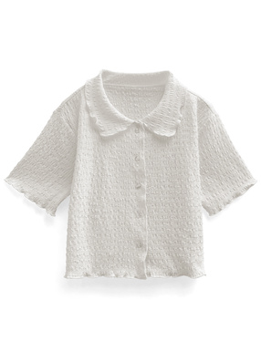 ジャガードメロウシャツ