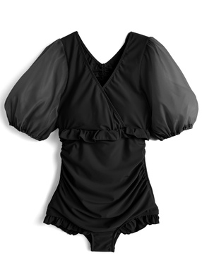 シアースリーブワンピース水着