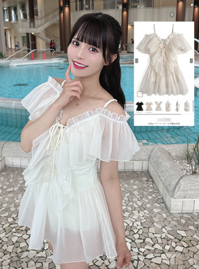 2Wayシアーワンピース水着